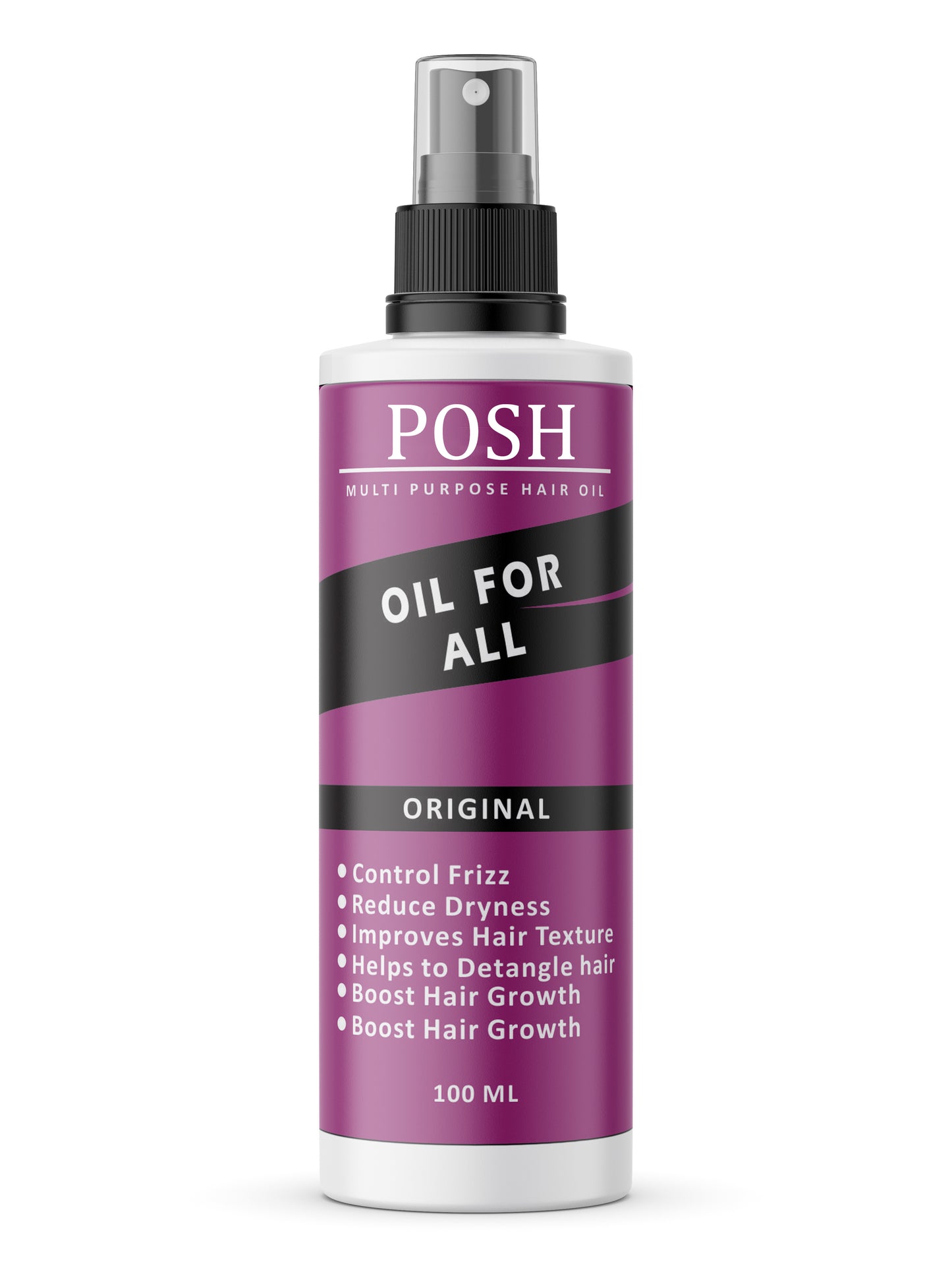 POSH Oil For All Hair Care Oil Control Frizz Repair Damaged Hair Relieve Dry Hair Soft Bright Hair Anti Hair Loss Hair Regrowth Oil Form Men Women
