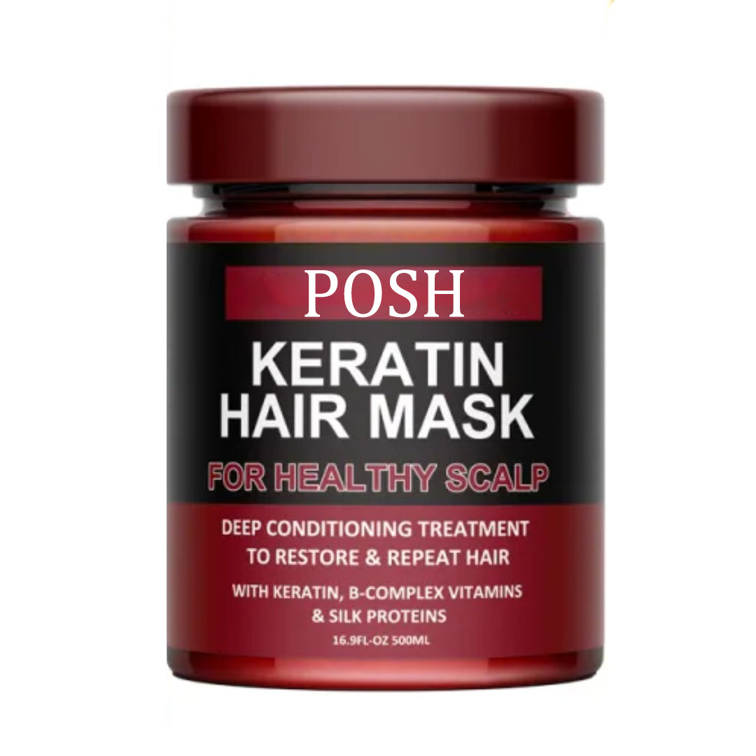POSH Keratin Hair Care Balance Hair Mask And Treatment for Healthy Scalp 500 ml