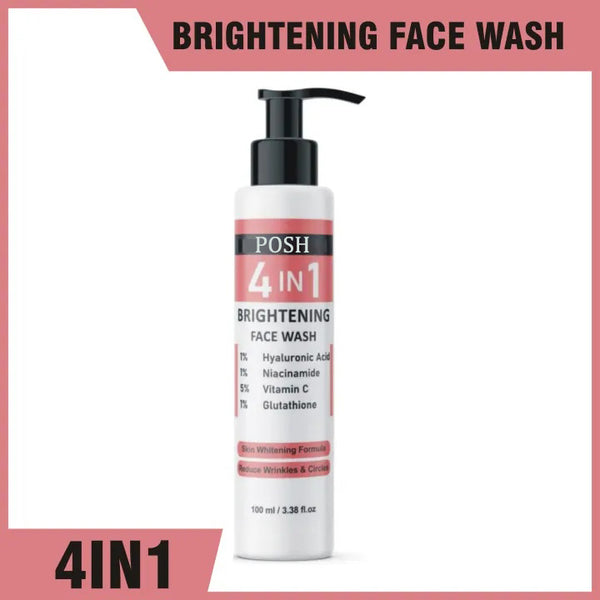 POSH 4 IN 1 Whitening Face wash For Oily | Dry | All Skin Types