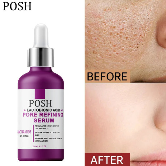 POSH PORE REFINING Serum with lactobionic acid and Niacinamide For shrinking pores For all skin types