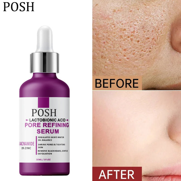 POSH PORE REFINING Serum with lactobionic acid and Niacinamide For shrinking pores For all skin types