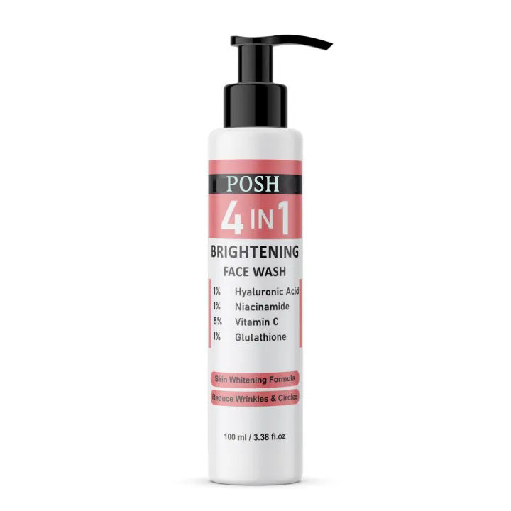 POSH 4 IN 1 Whitening Face wash For Oily | Dry | All Skin Types