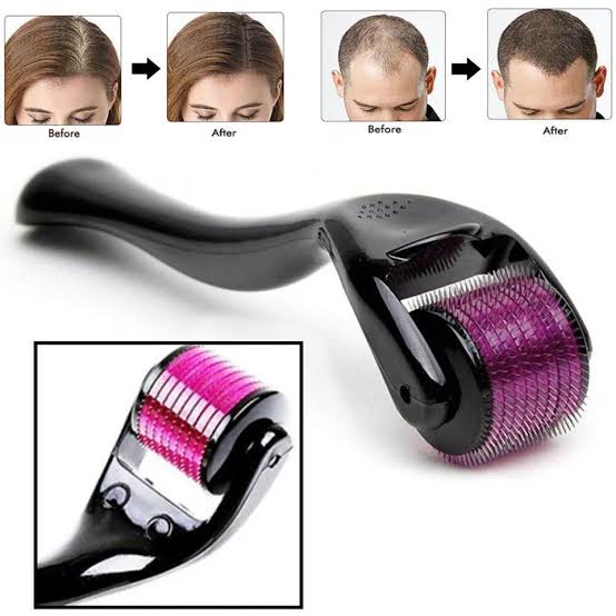 Posh Derma Roller | Hair & Beard Growth | Microneedle Roller for Men Women